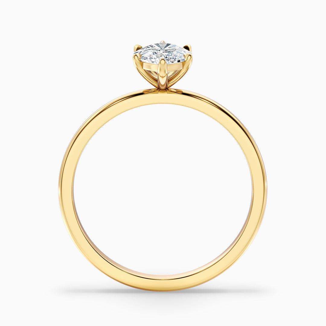 Starry Marquise Cut Lab Grown Diamond Ring