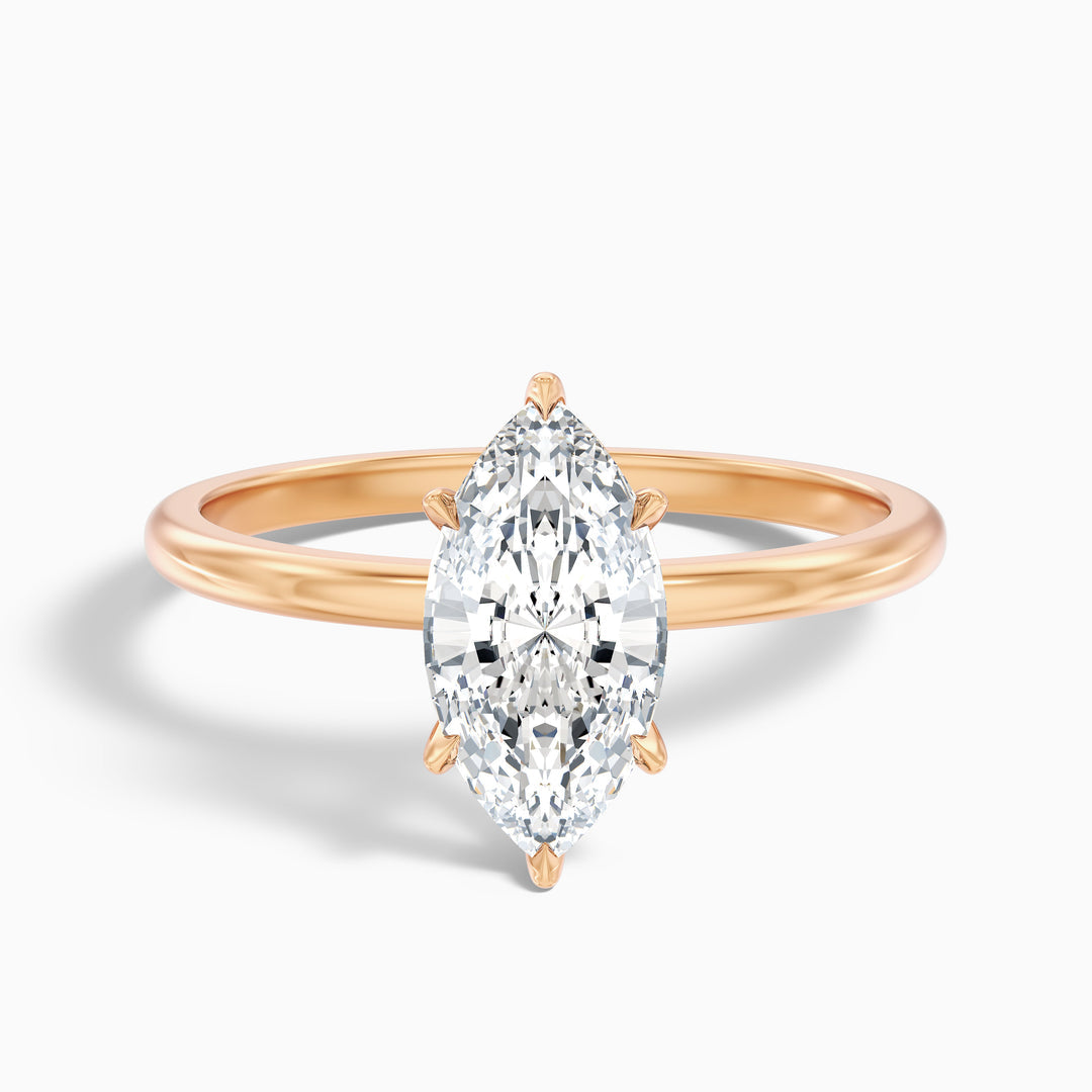 Starry Marquise Cut Lab Grown Diamond Ring