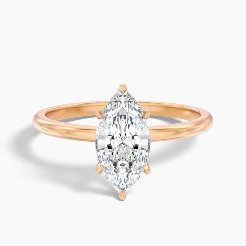 Starry Marquise Cut Lab Grown Diamond Ring