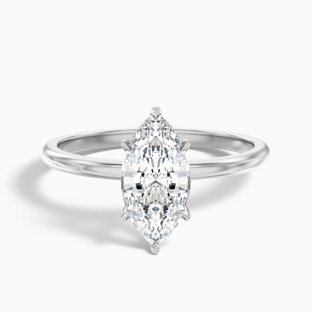 Starry Marquise Cut Lab Grown Diamond Ring