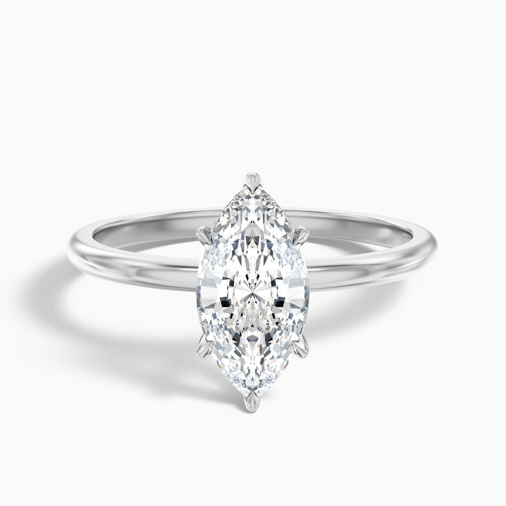 Starry Marquise Cut Lab Grown Diamond Ring