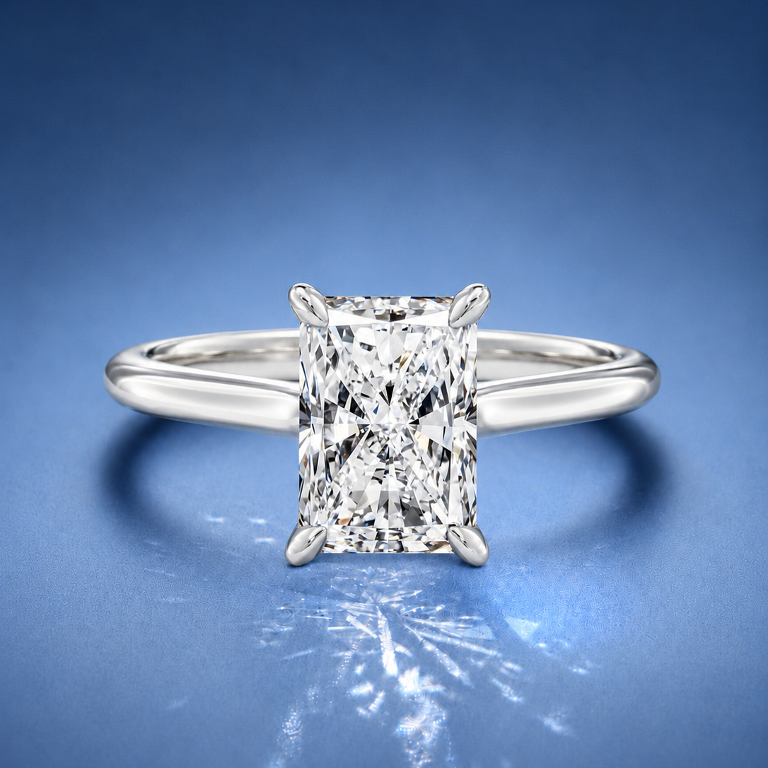 Nadia Radiant Solitaire Engagement Ring