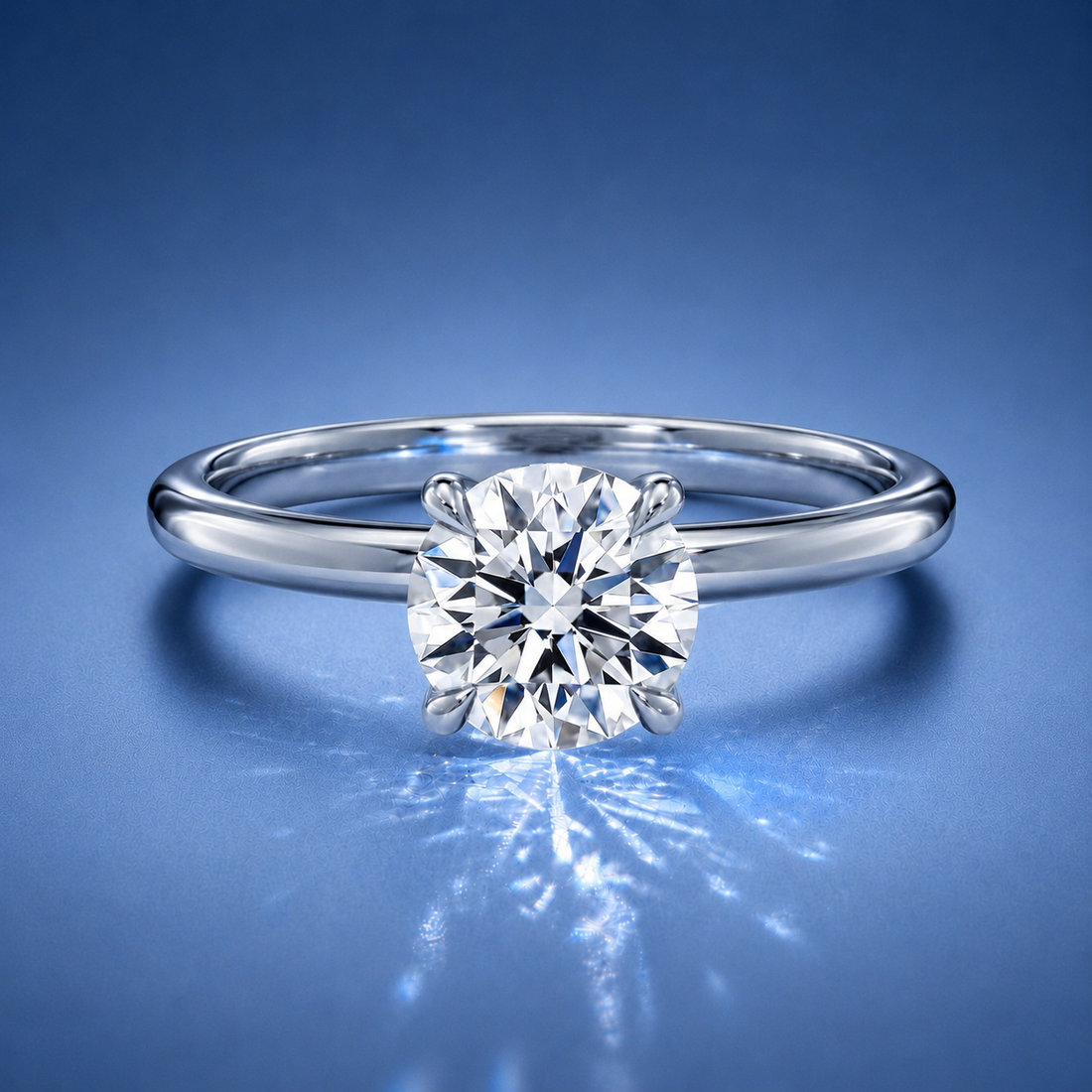 Aurelia Round Solitaire Engagement Ring