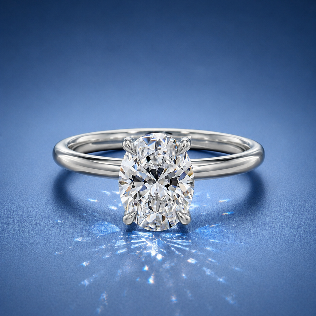Aurelia Oval Solitaire Engagement Ring