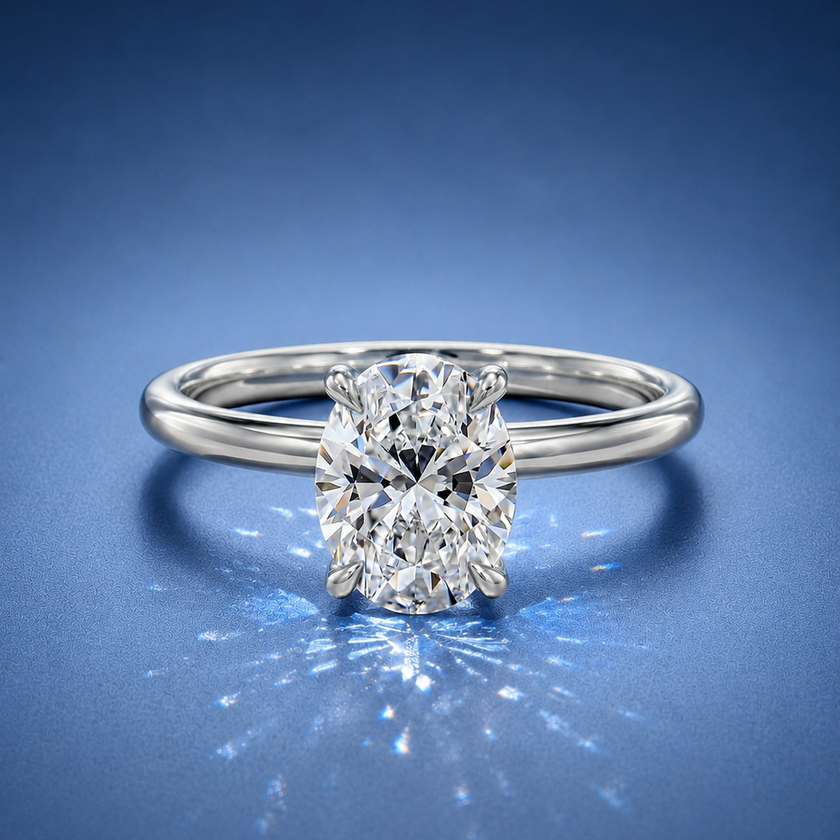Aurelia Oval Solitaire Engagement Ring