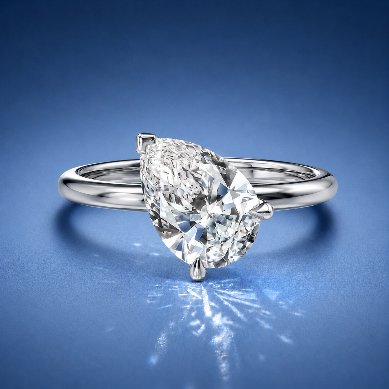 Aurelia Pear Solitaire Engagement Ring