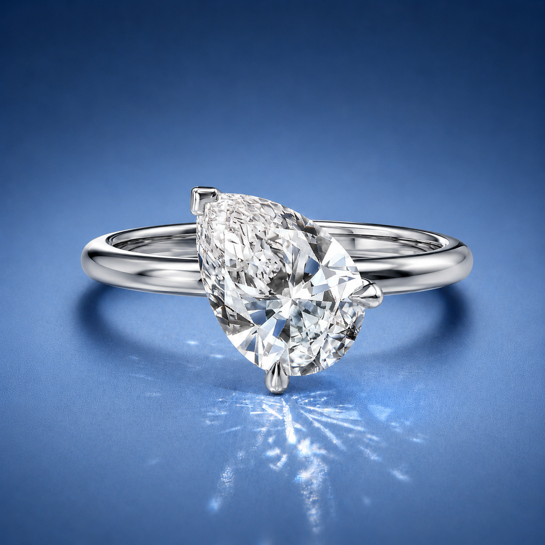 Aurelia Pear Solitaire Engagement Ring