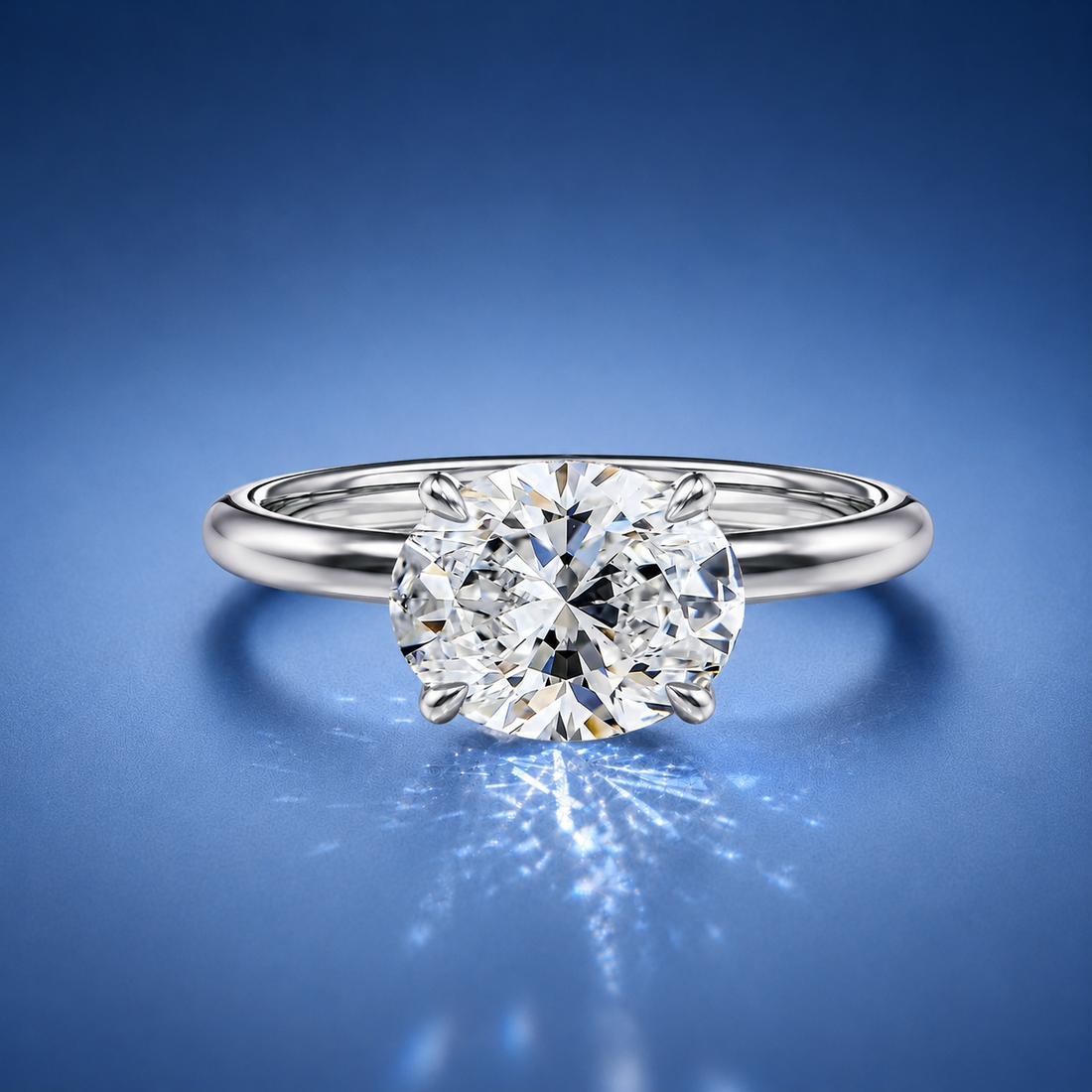 Vivara Oval Solitaire Engagement Ring