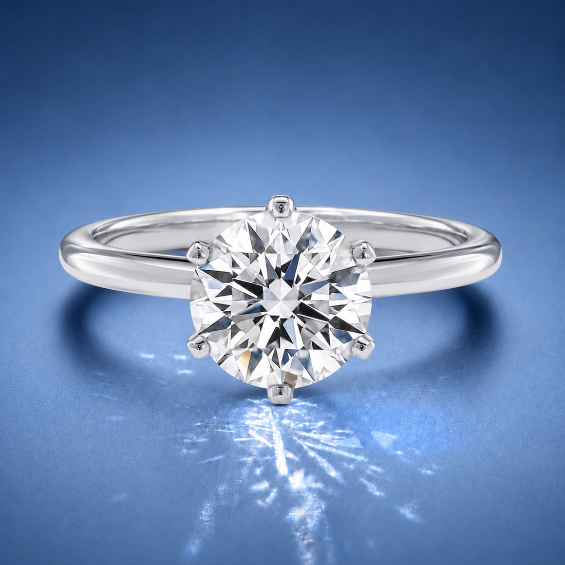 Celestine Round Solitaire Engagement Ring