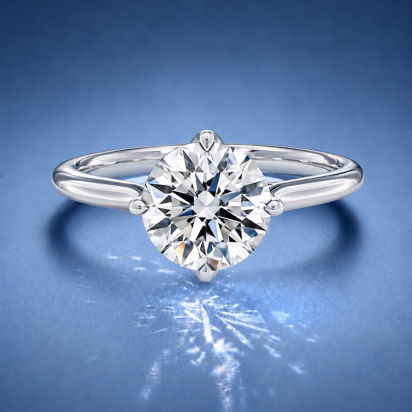 Seraphina Round Solitaire Engagement Ring