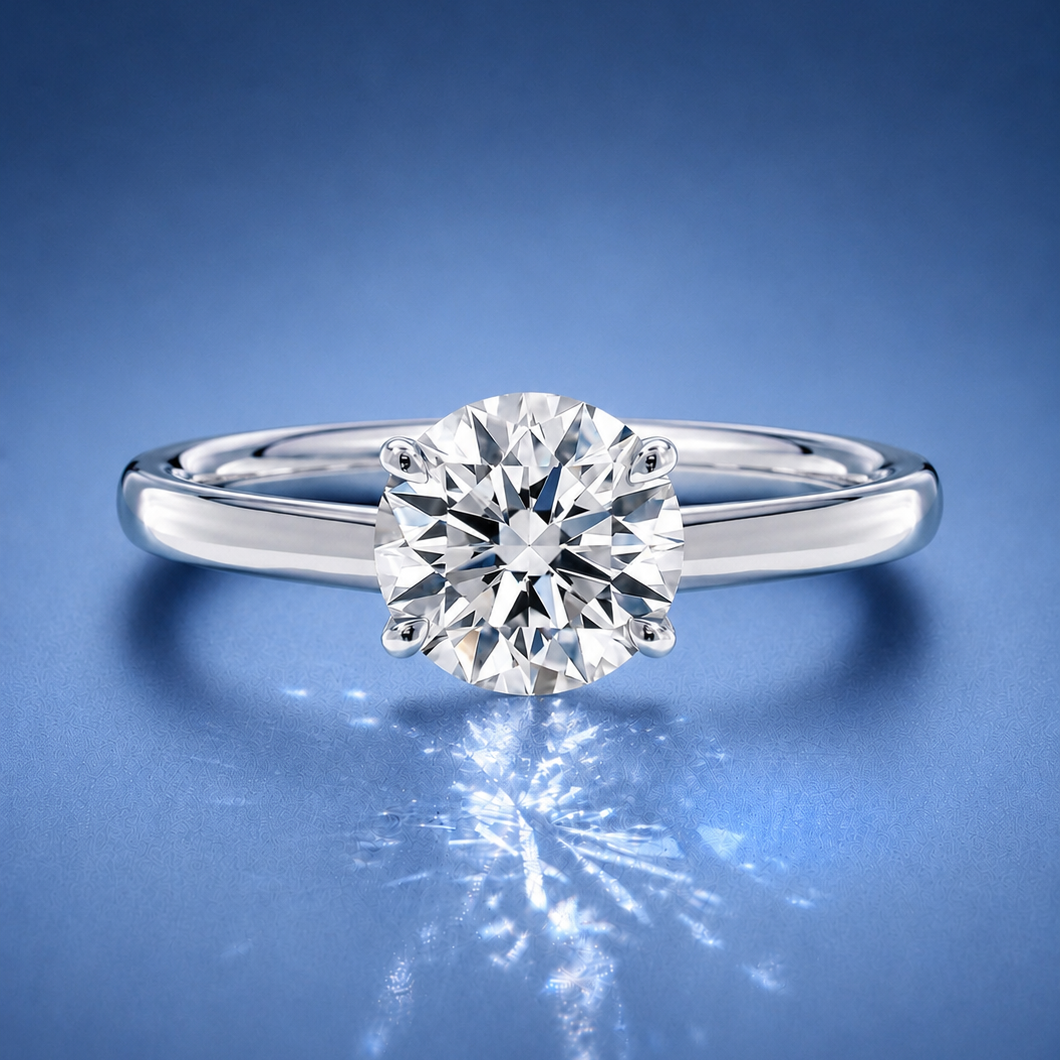 Valencia Round Solitaire Engagement Ring