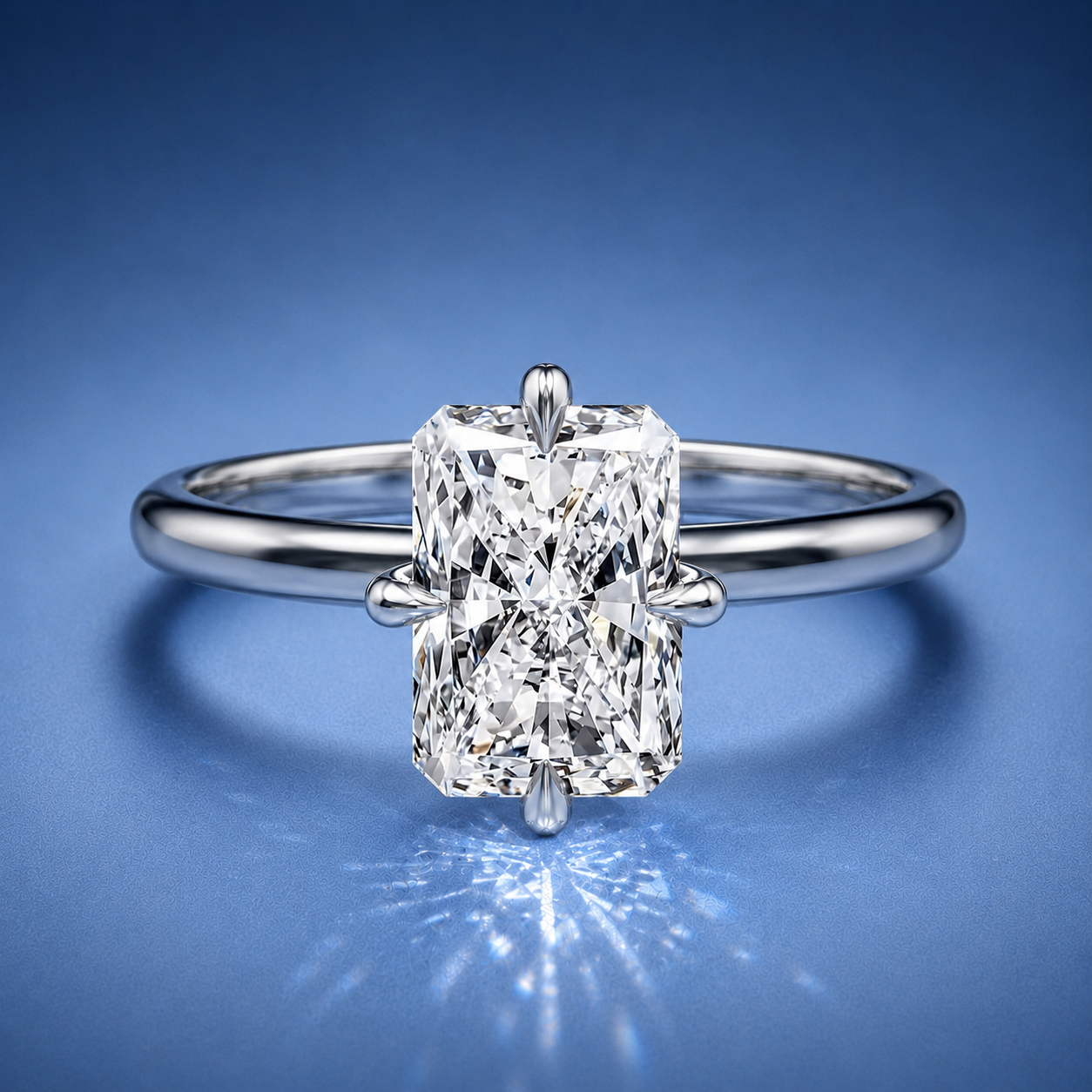 Rosalie Radiant Solitaire Engagement Ring