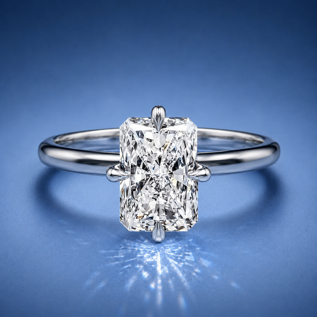 Rosalie Radiant Solitaire Engagement Ring