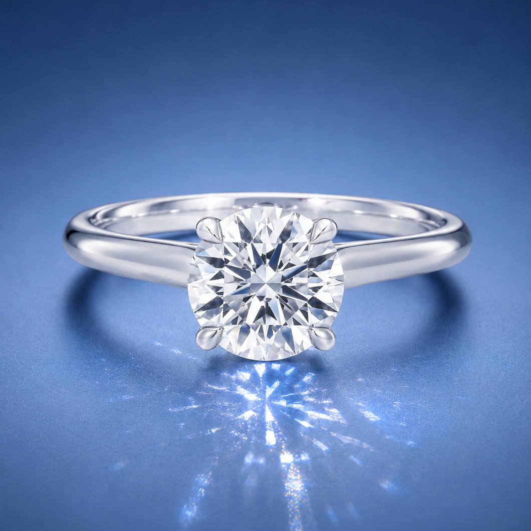 Arabelle Round Solitaire Engagement Ring