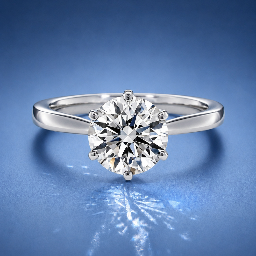 Camille Round Solitaire Engagement Ring