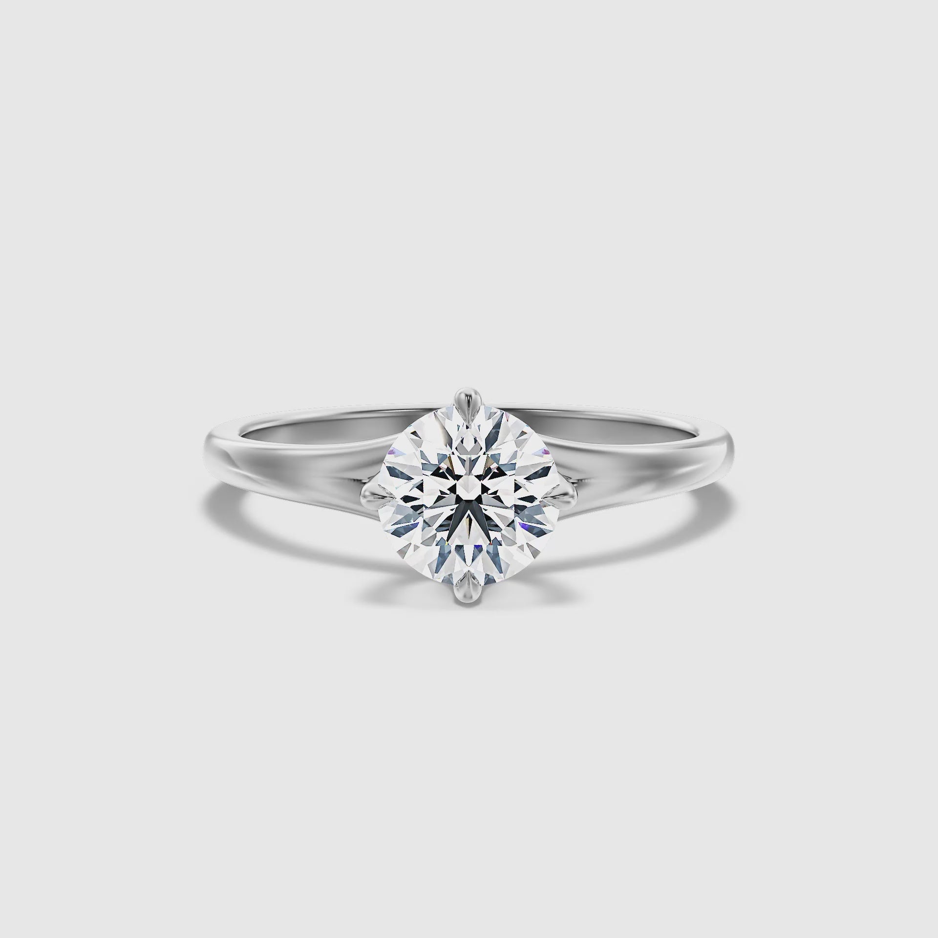 Kate Round Cut Solitaire Lab Grown Diamond Ring