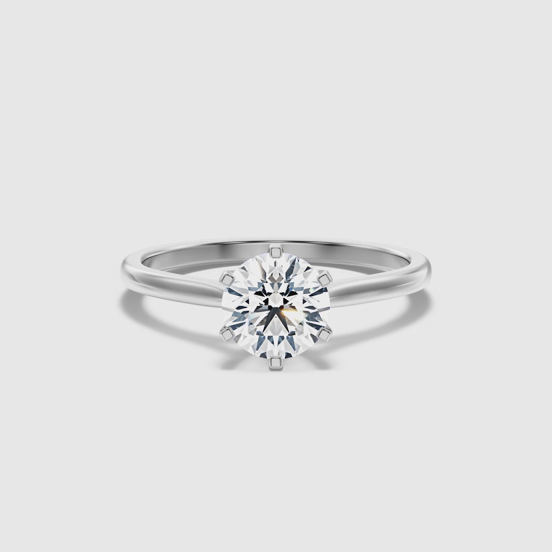 Chelsea Round Solitaire Lab Grown Diamond Ring